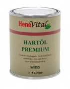 Obrázek: Olej Henevital Hartöl Premium weiss - bílá 1 l